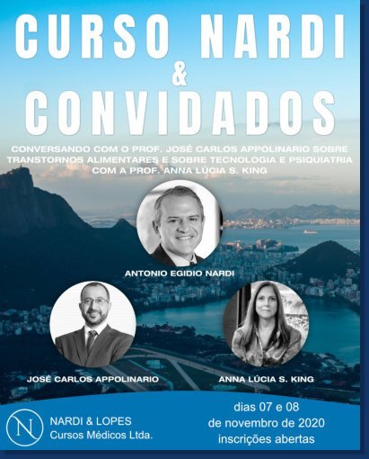 Transtornos Alimentares com o Prof. José Carlos Appolinário, Depressão Resistente e outros Transtornos do Humor incluindo no Pós-Parto com o Prof. Antonio Egidio Nardi, Tecnologia e Psiquiatria com a Profa. Anna Lúcia S. King e Fobia Social e IMAOS com o Prof. Antonio Egidio Nardi